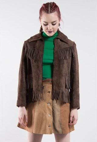 70'S SUEDE TASSEL JACKET