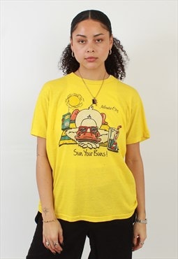 Vintage Atlantic city yellow t-shirt