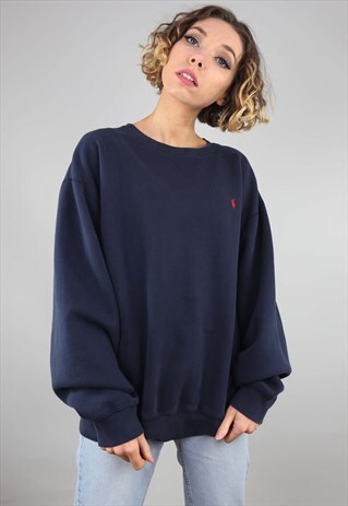 VINTAGE RETRO POLO RALPH LAUREN SWEATER SWEATSHIRT