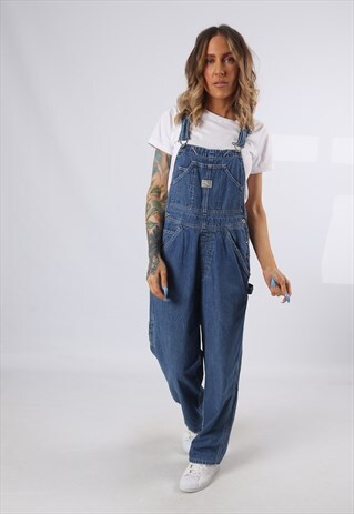DENIM DUNGAREES OLD NAVY WIDE LEG UK 10 (62S)