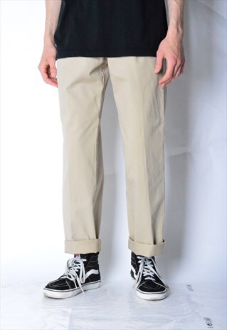 VINTAGE 90S BEIGE CHINOS PANTS