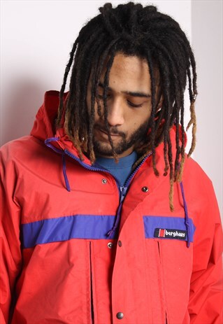 VINTAGE BEGHAUS 90'S JACKET RED