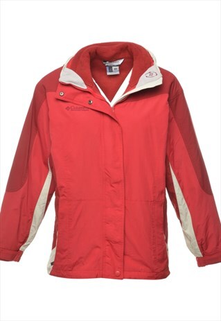BEYOND RETRO VINTAGE COLUMBIA RED & OFF-WHITE THE NORTH FACE