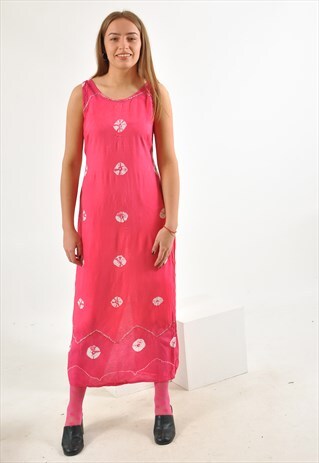 VINTAGE MAXI DRESS IN PINK