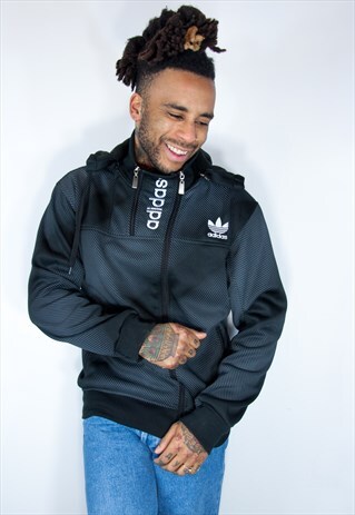 ADIDAS VINTAGE HOODIE BLACK