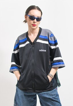 ADIDAS athletic top 90's vintage football jersey blokecore