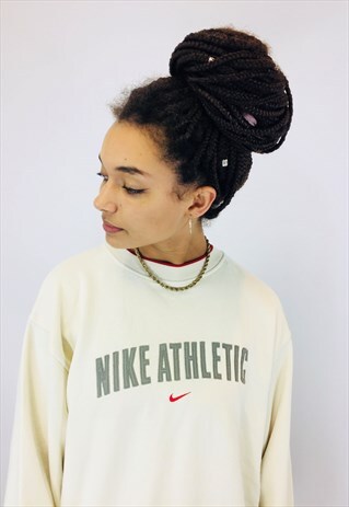 NIKE EMBROIDERED SWOOSH SWEATSHIRT