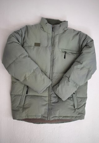 VINTAGE 90S FILA PISTACHIO GREEN PADDED JACKET