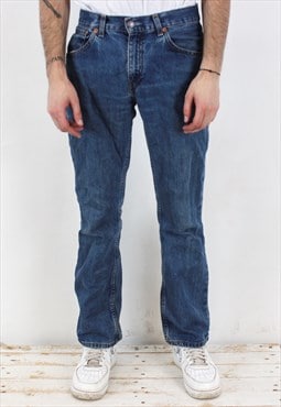 595 04 Vintage Mens W30 L32 Slim Straight Jeans Denim Pants