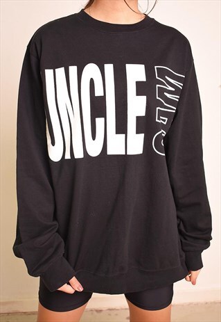 Y2K RETRO OVERSIZED SLOGAN GRAPHIC PRINT SWEATSHIRT JUMPER