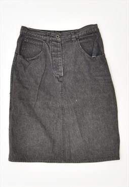 Vintage Armani Skirt Denim Grey