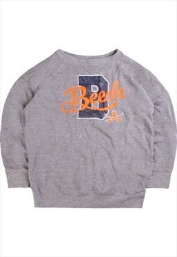 Vintage  Gildan Sweatshirt Beech Crewneck Grey Small