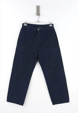 Lee High Waist Chino Jeans in Blue - 46