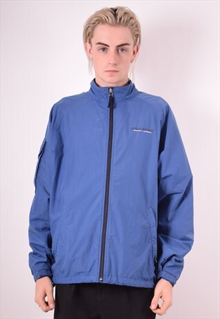 POLO RALPH LAUREN MENS VINTAGE JACKET MEDIUM BLUE 90S