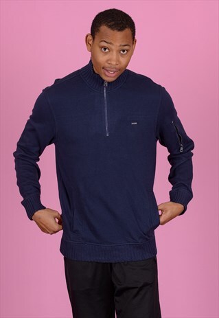 VINTAGE CALVIN KLEIN 1/4 ZIP SWEATSHIRT