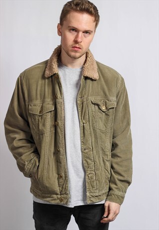 VINTAGE CORDUROY SHERPA JACKET