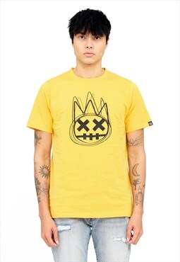 Shimuchan logo s/s crew t in gold