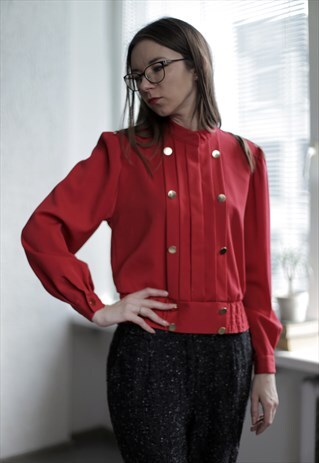 VINTAGE 70'S RED SHORT JACKET