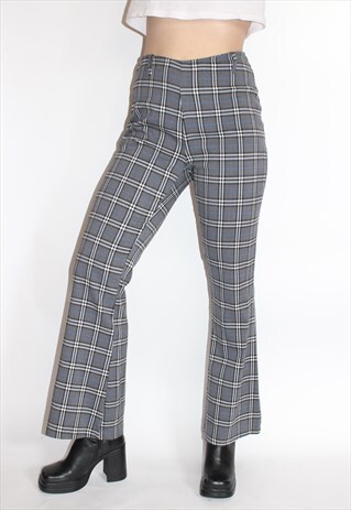 90S TARTAN TROUSER PANTS