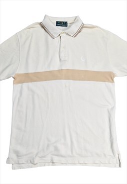 Y2K Fred Perry Polo Shirt Made In Italy Size Large 