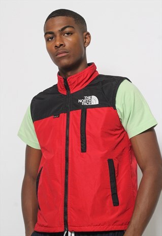 VINTAGE NORTH FACE GORE-TEX WATERPROOF FLEECE LINDED GILET