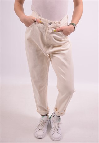 VINTAGE CERRUTI 1881 HIGH WAIST JEANS OFF WHITE