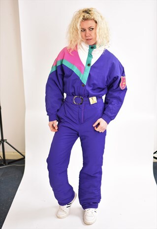 VINTAGE 80S CRAZY SKI SUIT