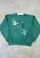 VINTAGE SWEATSHIRT COTTAGECORE SNOWFLAKE PATTERNED JUMPER