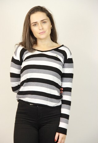 VINTAGE LACOSTE STRIPED JUMPER