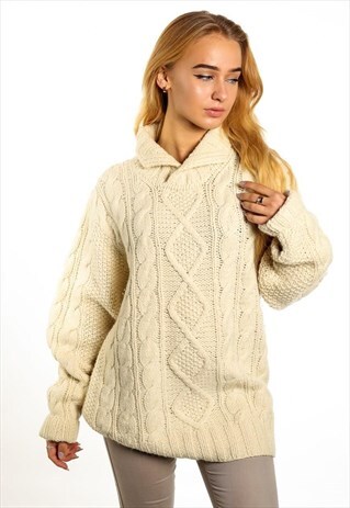 VINTAGE CABLE KNIT JUMPER K150