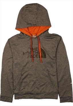Vintage 90's The North Face Hoodie Spellout Grey Medium