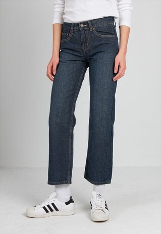 VINTAGE BLUE LEVI'S 550 FIT STRAIGHT FIT DENIM JEANS