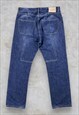 Blue Burberry Jeans Straight Leg W36 L33