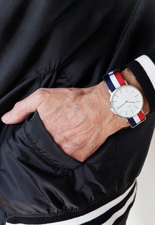 MINIMALIST WATCH FRENCH NATO / IVORY WHITE