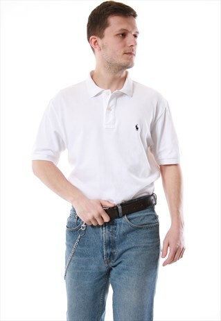 90S VINTAGE POLO BY RALPH LAUREN OLDSCHOOL T-SHIRT 13585