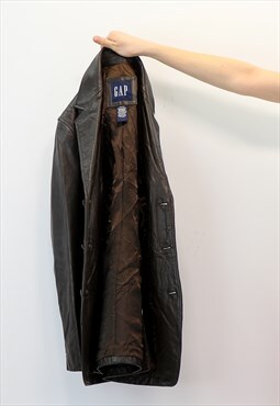 Vintage  Leather Jacket In Brown