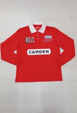 00s Camden Hells Rugby Shirt Red