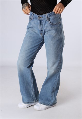 LEVIS 527 DENIM BOOTCUT JEANS MID HIGH WAISTED UK 14 (GB2L)
