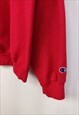 VINTAGE CHAMPION SWEATSHIRT EMPE IN RED XL