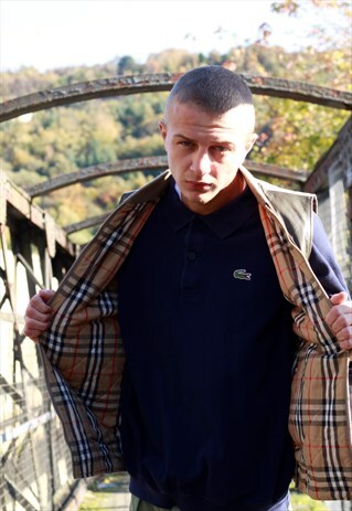 1980 BURBERRYS OF LONDON NOVA CHECK LINED VEST