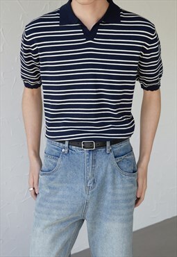 Men's striped polo shirt SS2022 VOL.3