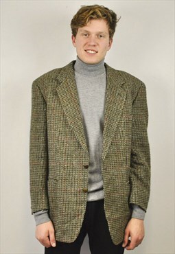 KAISER DESIGN Vintage Men's Blazer UK 44 Wool Coat Button