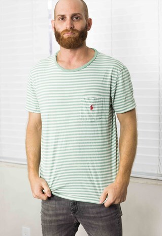 VINTAGE POLO RALPH LAUREN T-SHIRT 90S M 4.6