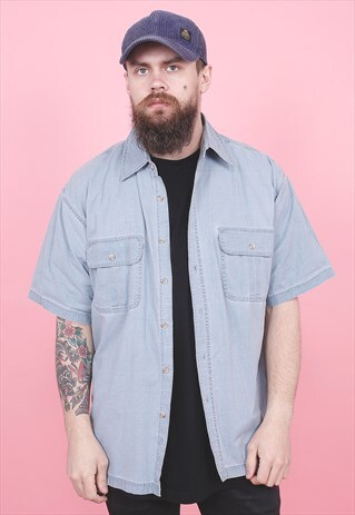 VINTAGE DENIM SHIRT /R12414