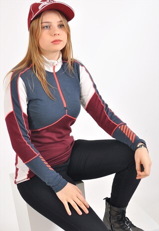 VINTAGE 90'S HELLY HANSEN 1/4 ZIP TOP