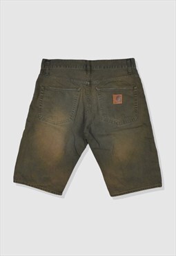 Vintage 90s Carhartt Denim Shorts in Brown