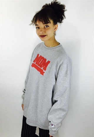 CHAMPION MOM BASEBALL USA SWEATSHIRT