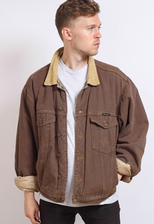 VINTAGE WRANGLER BLANKET LINED JACKET