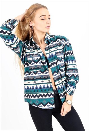 VINTAGE PATTERNED SHIRT S436