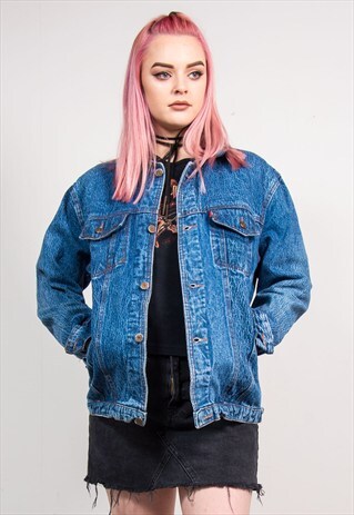 VINTAGE 90'S DARK BUE LEVI'S DENIM JACKET